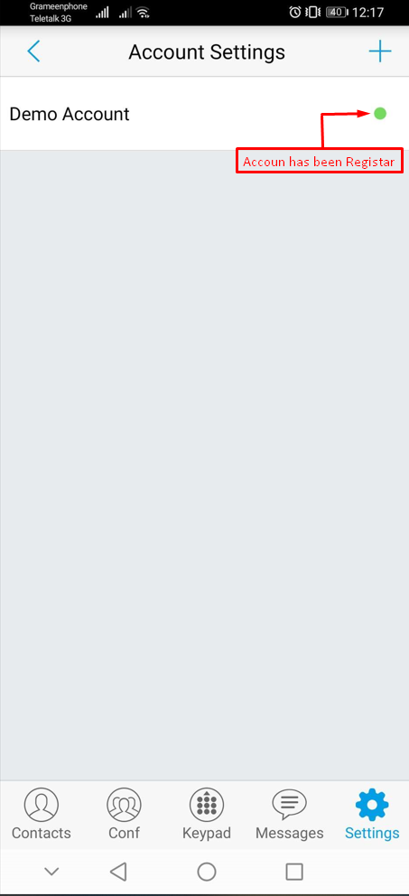 PBX extensions setup on GS Wave App - Step 7