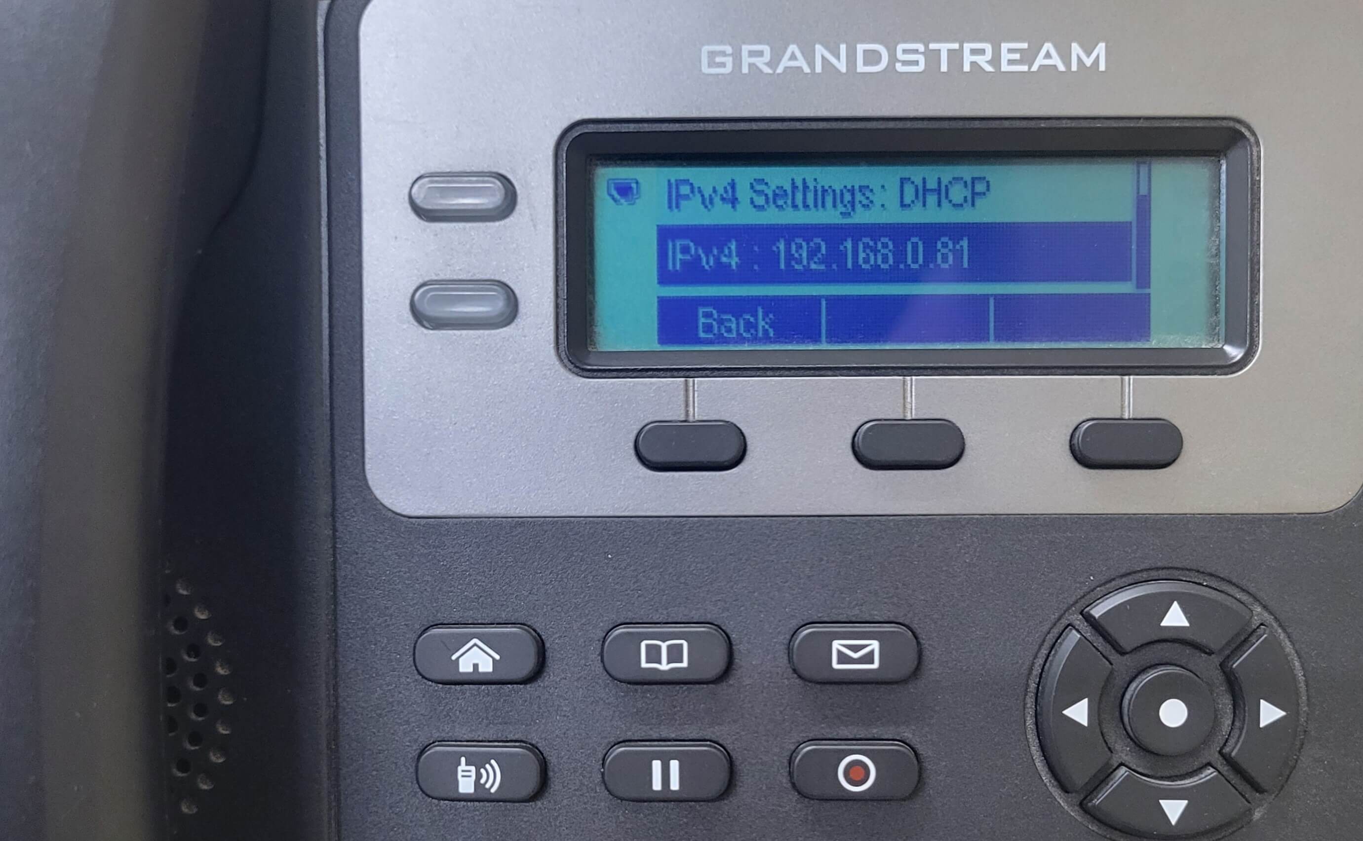 How to Configure SIP Account on a Grandstream IP Phone - Step 2