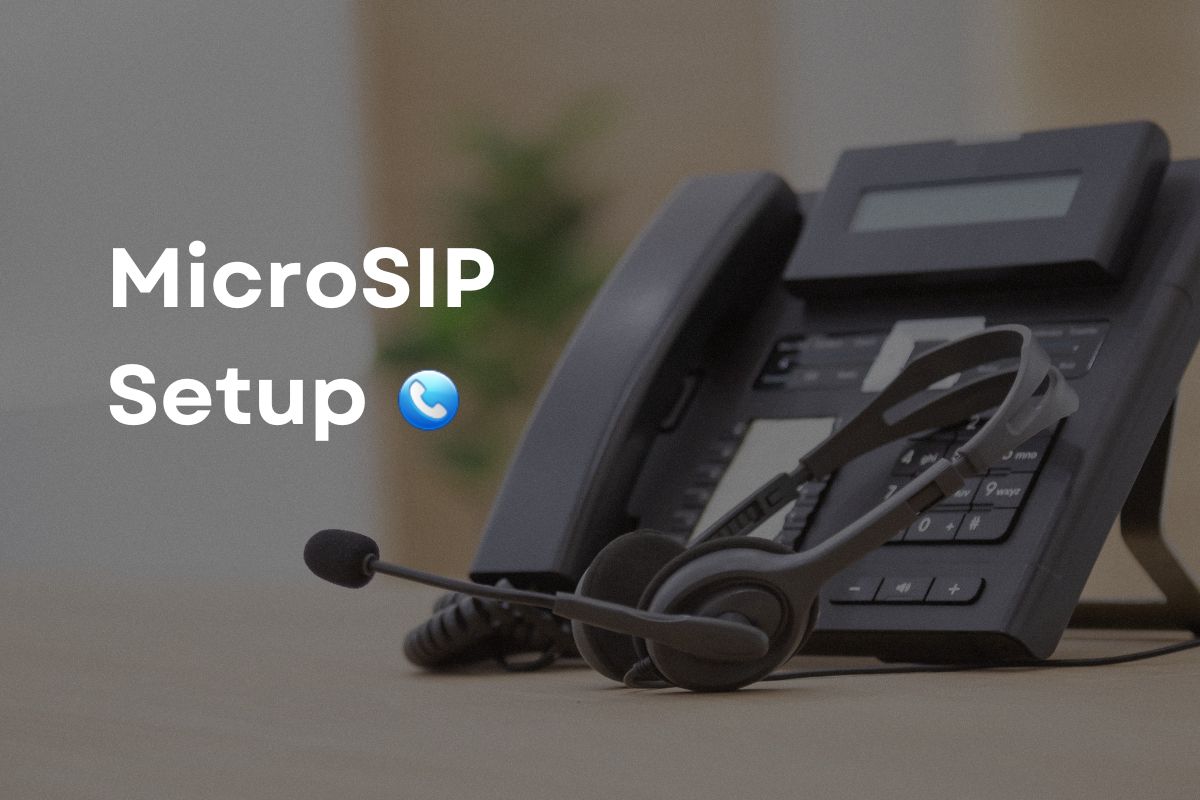 How to Set up PBX Service Extension Using MicroSIP on Windows OS