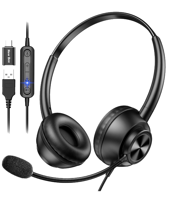 Buy NewBee H368 High-Quality USB Headset