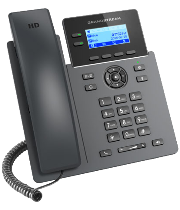 Grandstream GRP2602W WiFi IP Phone – Dual-Line, 4 SIP Accounts, Business-Ready